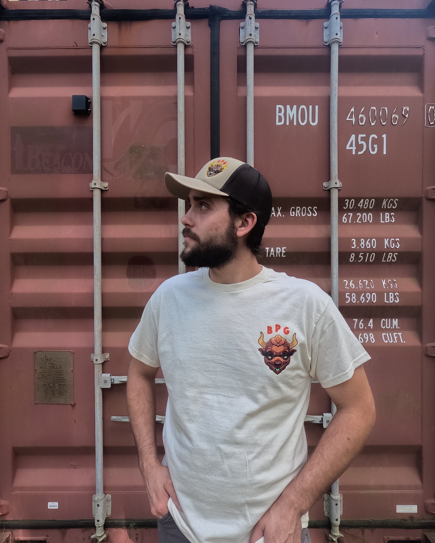 Buffalo's Project Garage Cream/Off-White Tee