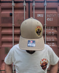 Buffalo’s Project Garage Beige Trucker Hat