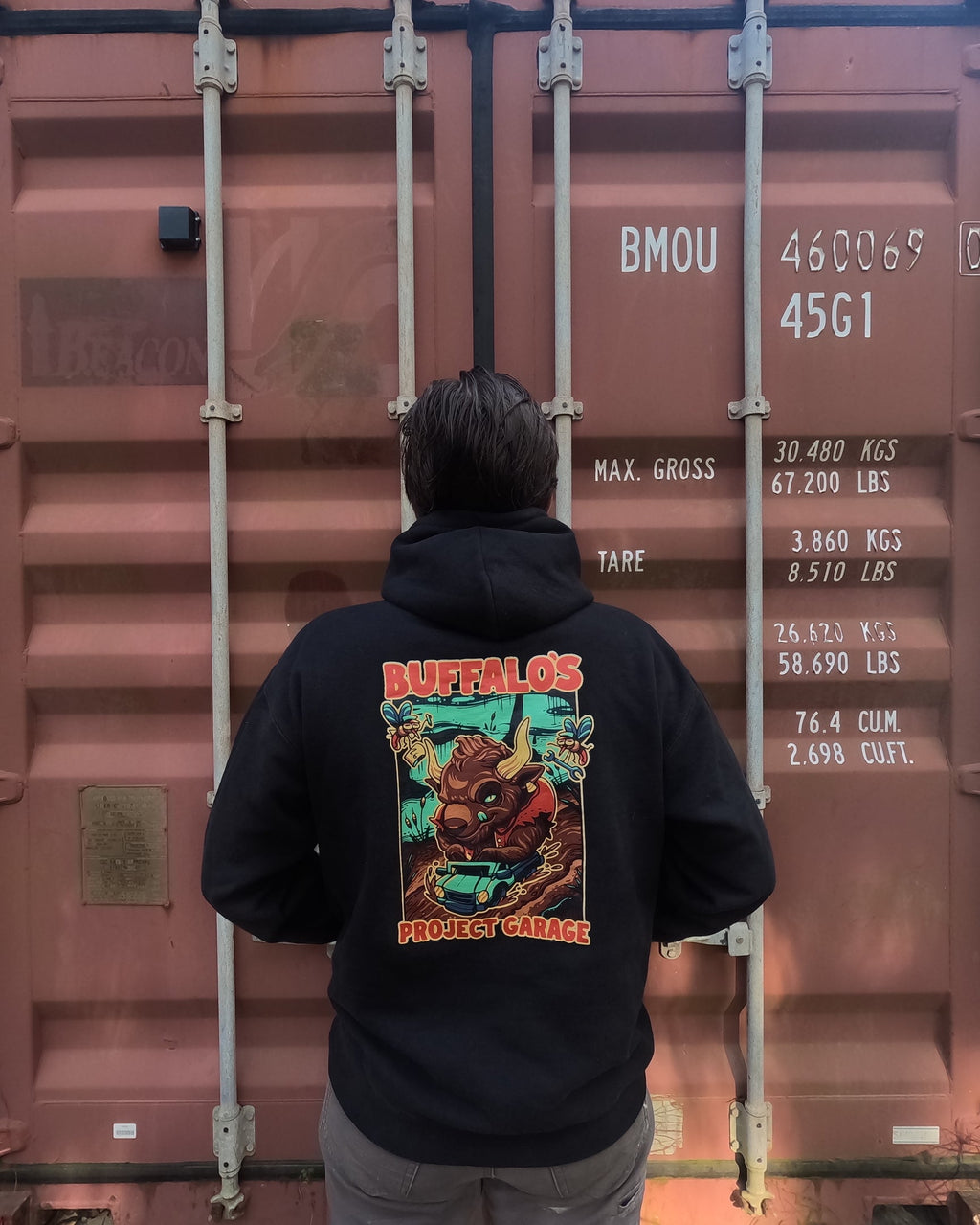 Buffalo's Project Garage Black Hoodie