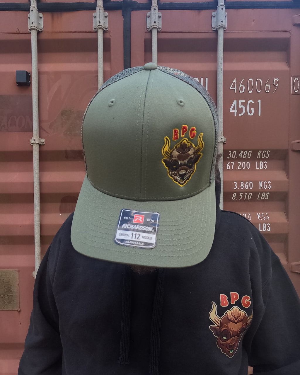 Buffalo's Project Garage Green & Camo Hat