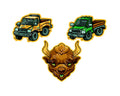 Buffalo's Project Garage Logo & Trucks 3Pk.